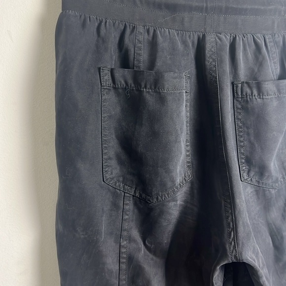 Quince Women's Black Vintage Wash Tencel Utility Jogger Pants High Rise Soft S - Picture 8 of 10